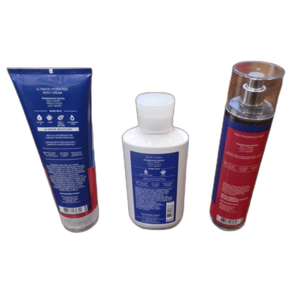 Bath & Body Works Firecracker Pop Fragrance Body Cream & Wash Set of 3 NEW - Picture 2 of 2